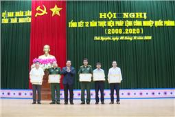 Tỉnh Thái Nguyên: Tổng kết 12 năm thực hiện Pháp lệnh công nghiệp quốc phòng giai đoạn 2008-2020